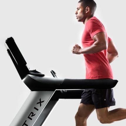 matrix t130x treadmill side in use